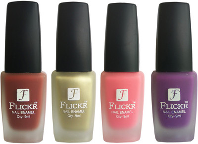 

Flickr VELVET MATTE NAIL Polish Nude,Golden,Peach,Purple(Pack of 4)