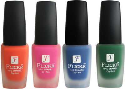 

Flickr VELVET MATTE NAIL Polish Orange,Pink,Blue,Green(Pack of 4)