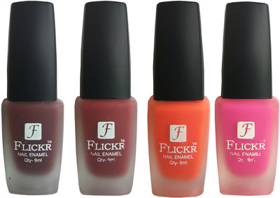 

Flickr VELVET MATTE NAIL Polish Maroon,Reddish Maroon,Orange,Pink(Pack of 4)
