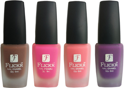 

Flickr VELVET MATTE NAIL Polish Brown,Pink,Peach,Purple(Pack of 4)