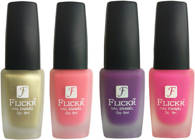 

Flickr VELVET MATTE NAIL Polish Golden,Peach,Purple,Pink(Pack of 4)