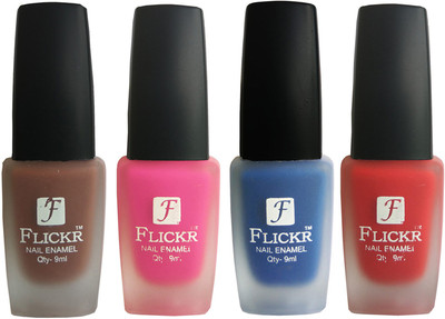 

Flickr VELVET MATTE NAIL Polish Brown,Pink,Blue,Red(Pack of 4)