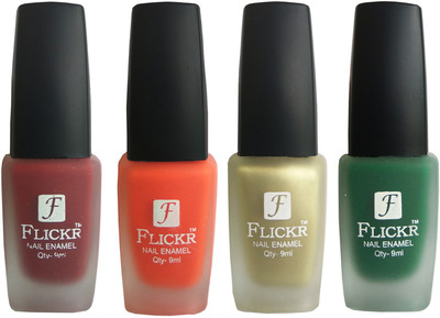 

Flickr VELVET MATTE NAIL Polish Reddish Maroon,Orange,Golden,Green(Pack of 4)