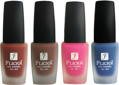 

Flickr VELVET MATTE NAIL Polish Nude,Brown,Pink,Blue(Pack of 4)