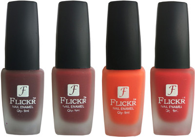 

Flickr VELVET MATTE NAIL Polish Maroon,Reddish Maroon,Orange,Red(Pack of 4)