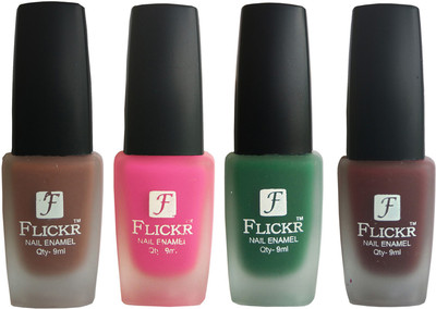 

Flickr VELVET MATTE NAIL Polish Brown,Pink,Green,Maroon(Pack of 4)