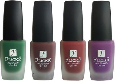 

Flickr VELVET MATTE NAIL Polish Green,Maroon,Reddish Maroon,Purple(Pack of 4)