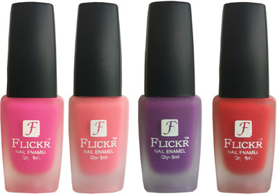 

Flickr VELVET MATTE NAIL Polish Pink,Peach,Purple,Red(Pack of 4)