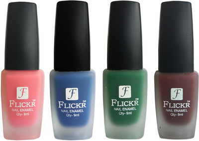 

Flickr VELVET MATTE NAIL Polish Peach,Blue,Green,Maroon(Pack of 4)
