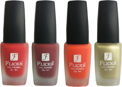 

Flickr VELVET MATTE NAIL Polish Red,Reddish Maroon,Orange,Golden(Pack of 4)