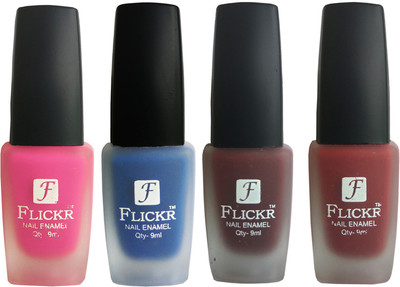 

Flickr VELVET MATTE NAIL Polish Pink,Blue,Maroon,Reddish Maroon(Pack of 4)