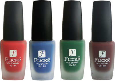 

Flickr VELVET MATTE NAIL Polish Red,Blue,Green,Maroon(Pack of 4)