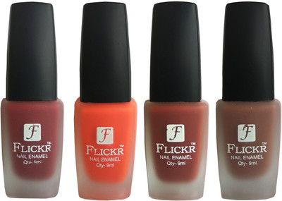 

Flickr VELVET MATTE NAIL Polish Reddish Maroon,Orange,Nude,Brown(Pack of 4)