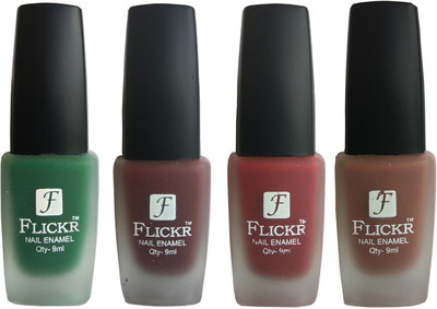 

Flickr VELVET MATTE NAIL Polish Green,Maroon,Reddish Maroon,Brown(Pack of 4)