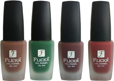 

Flickr VELVET MATTE NAIL Polish Brown,Green,Maroon,Reddish Maroon(Pack of 4)