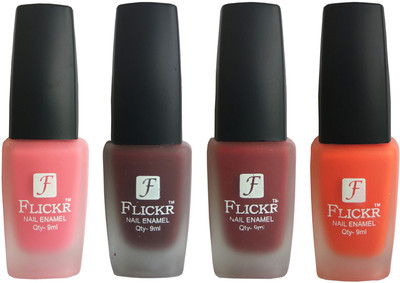 

Flickr VELVET MATTE NAIL Polish Peach,Maroon,Reddish Maroon,Orange(Pack of 4)
