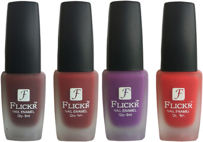 

Flickr VELVET MATTE NAIL Polish Maroon,Reddish Maroon,Purple,Red(Pack of 4)