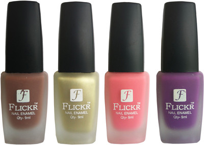 

Flickr VELVET MATTE NAIL Polish Brown,Golden,Peach,Purple(Pack of 4)