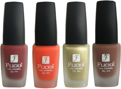 

Flickr VELVET MATTE NAIL Polish Reddish Maroon,Orange,Golden,Brown(Pack of 4)