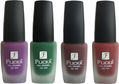 

Flickr VELVET MATTE NAIL Polish Purple,Green,Maroon,Reddish Maroon(Pack of 4)