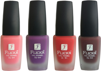 

Flickr VELVET MATTE NAIL Polish Peach,Purple,Red,Maroon(Pack of 4)