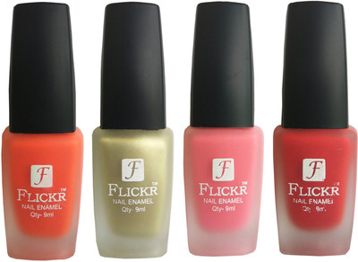 

Flickr VELVET MATTE NAIL Polish Orange,Golden,Peach,Red(Pack of 4)