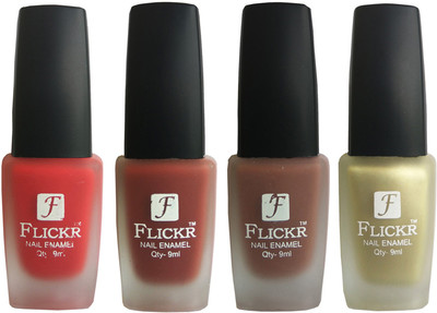 

Flickr VELVET MATTE NAIL Polish Red,Nude,Brown,Golden(Pack of 4)