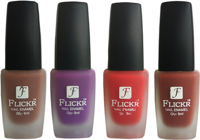 

Flickr VELVET MATTE NAIL Polish Brown,Purple,Red,Nude(Pack of 4)