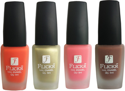 

Flickr VELVET MATTE NAIL Polish Orange,Golden,Peach,Brown(Pack of 4)