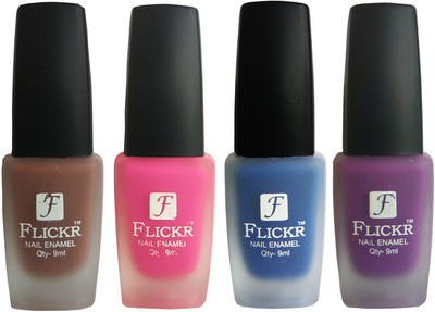 

Flickr VELVET MATTE NAIL Polish Brown,Pink,Blue,Purple(Pack of 4)