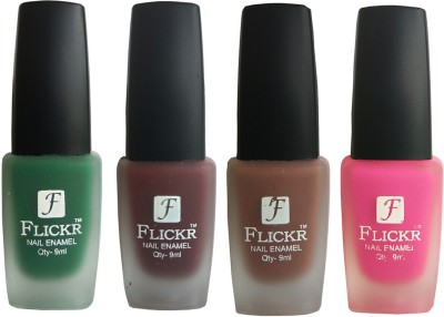 

Flickr VELVET MATTE NAIL Polish Green,Maroon,Brown,Pink(Pack of 4)