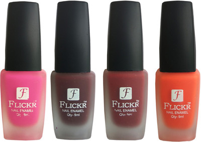 

Flickr VELVET MATTE NAIL Polish Pink,Maroon,Reddish Maroon,Orange(Pack of 4)