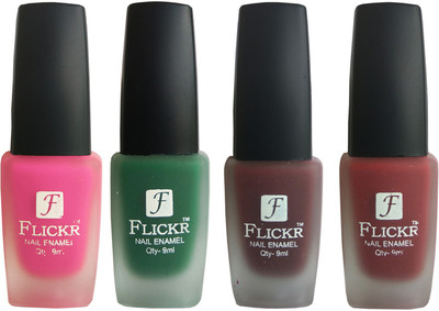 

Flickr VELVET MATTE NAIL Polish Pink,Green,Maroon,Reddish Maroon(Pack of 4)