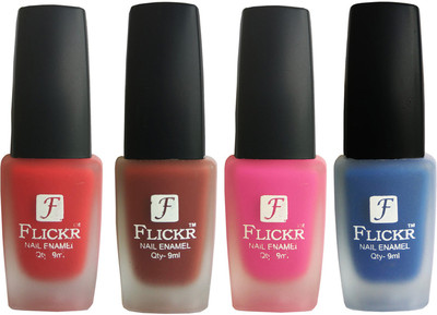 

Flickr VELVET MATTE NAIL Polish Red,Nude,Pink,Blue(Pack of 4)