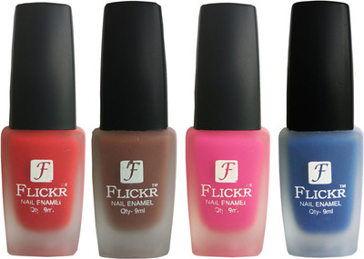 

Flickr VELVET MATTE NAIL Polish Red,Brown,Pink,Blue(Pack of 4)
