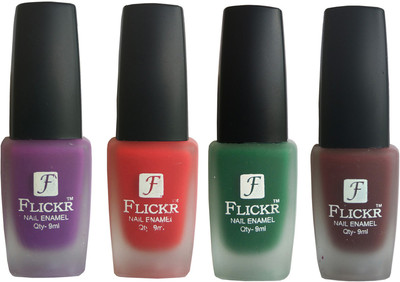 

Flickr VELVET MATTE NAIL Polish Purple,Red,Green,Maroon(Pack of 4)