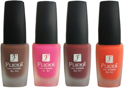 

Flickr VELVET MATTE NAIL Polish Brown,Pink,Reddish Maroon,Orange(Pack of 4)