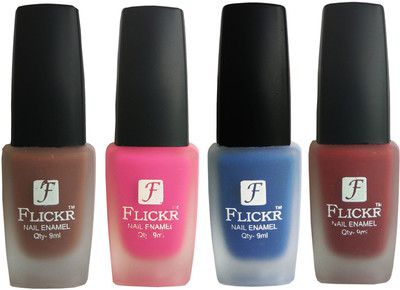 

Flickr VELVET MATTE NAIL Polish Brown,Pink,Peach,Reddish Maroon(Pack of 4)