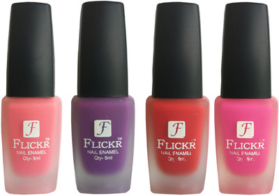 

Flickr VELVET MATTE NAIL Polish Peach,Purple,Red,Pink(Pack of 4)