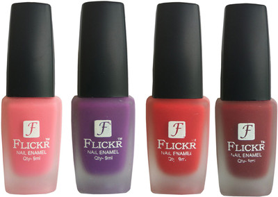 

Flickr VELVET MATTE NAIL Polish Peach,Purple,Red,Reddish Maroon(Pack of 4)