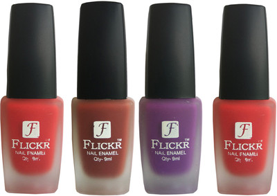 

Flickr VELVET MATTE NAIL Polish Red,Nude,Purple,Red(Pack of 4)