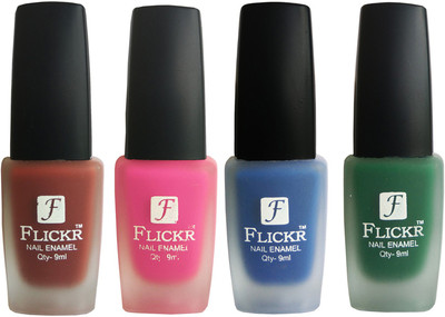 

Flickr VELVET MATTE NAIL Polish Nude,Pink,Blue,Green(Pack of 4)
