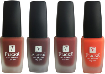 

Flickr VELVET MATTE NAIL Polish Nude,Maroon,Reddish Maroon,Orange(Pack of 4)
