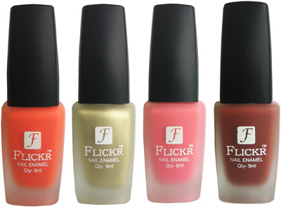 

Flickr VELVET MATTE NAIL Polish Orange,Golden,Peach,Nude(Pack of 4)