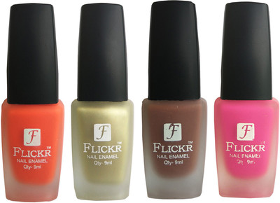 

Flickr VELVET MATTE NAIL Polish Orange,Golden,Brown,Pink(Pack of 4)