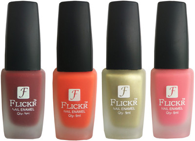 

Flickr VELVET MATTE NAIL Polish Reddish Maroon,Orange,Golden,Peach(Pack of 4)