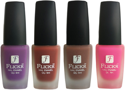 

Flickr VELVET MATTE NAIL Polish Purple,Nude,Brown,Pink(Pack of 4)