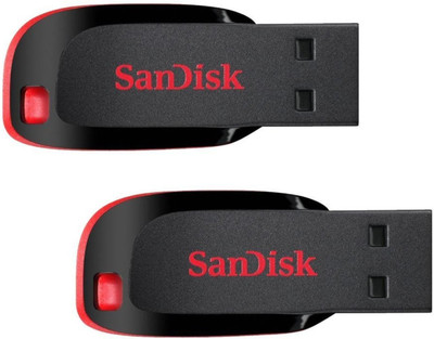 

SanDisk High Performance Fast Tranfering Data 32 GB Pen Drive(Black, Red)