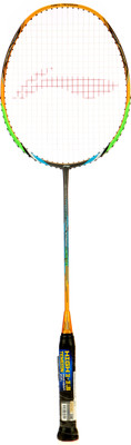 

Li-Ning US-978 (String Tension Up to 35 LBS) Gold, Grey Strung Badminton Racquet(S2, 82 g)