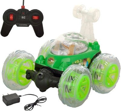 

Darling Toys Ben10 Rechargeable Stunt Car 360 Degree Spin (Green)(Green)